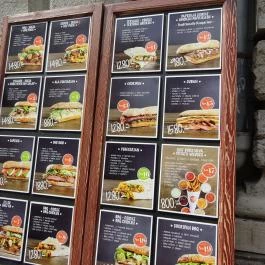 Panineria Budapest - Étlap/itallap