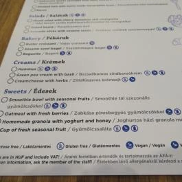 Pantry Brunch & Coffee Budapest - Étlap/itallap