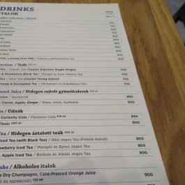 Pantry Brunch & Coffee Budapest - Étlap/itallap