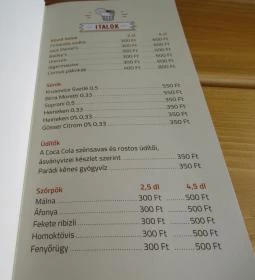 Parádi kisvendéglő