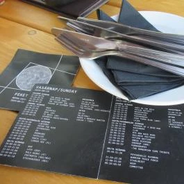 Parádi kisvendéglő, Parád - Étlap/itallap