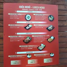 Parázs Presszó Budapest - Étlap/itallap