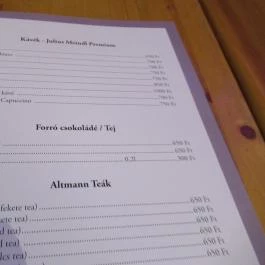 Parisi6 Étterem , Budapest - Étlap/itallap