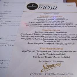 Parisi6 Étterem , Budapest - Étlap/itallap