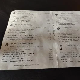 Parlé Budapest - Étlap/itallap