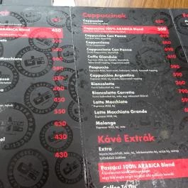 Pascucci Kávézó - Váci úti Tesco Budapest - Étlap/itallap