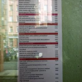 Pastrami Étterem & Café, Budapest - Étlap/itallap