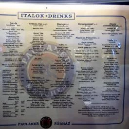 Paulaner Sörház - MOM Park Budapest - Étlap/itallap