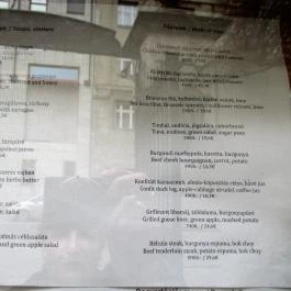 Pavillon de Paris - Párizsi Kert Étterem Budapest - Étlap/itallap