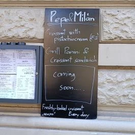 Pepe & Milán croissant & espresso bar Budapest - Étlap/itallap