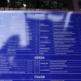 Perem Bár Budapest - Étlap/itallap