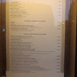  Perkovátz Ház English Pub & Restaurant Sopron - Étlap/itallap