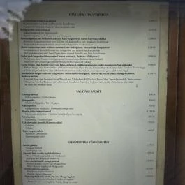  Perkovátz Ház English Pub & Restaurant Sopron - Étlap/itallap