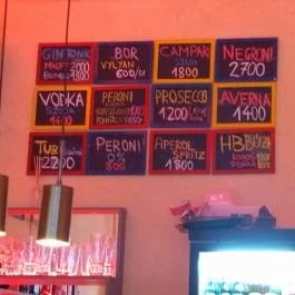 Permanens Vakáció Budapest - Étlap/itallap