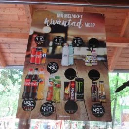 Peron Café - Holdfény Liget, Gyöngyösfalu - Étlap/itallap