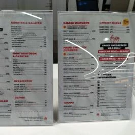 Pesti Pipi - Westend Budapest - Étlap/itallap