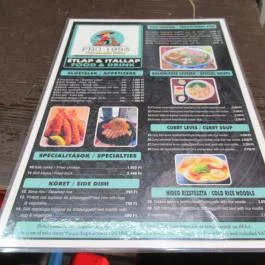 Pho 1993 Budapest - Étlap/itallap