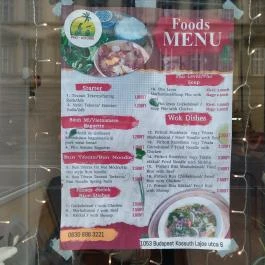 Pho-Astoria Bistro Budapest - Étlap/itallap