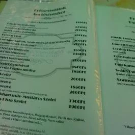 Pikoló Vendéglő Bakonybél - Étlap/itallap