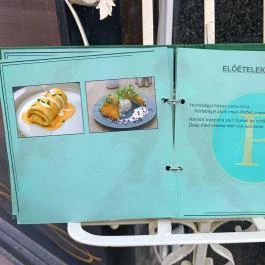 Pilvax kávéház és étterem Budapest - Étlap/itallap