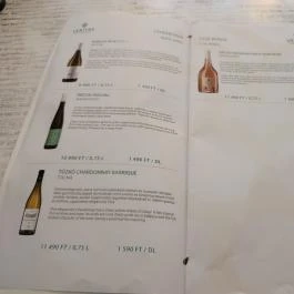 Pilvax kávéház és étterem Budapest - Étlap/itallap