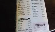 Pingvin Pub Budapest - Étlap/itallap