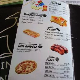 Pingvin Pub, Budapest - Étlap/itallap