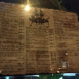 Pirate Empire - A Kalóz Birodalom Budapest - Étlap/itallap