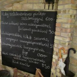 Piroska Étterem, Egerszalók - Étlap/itallap