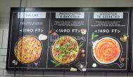 Pizza Hut - Arany János utca Budapest - Étlap/itallap