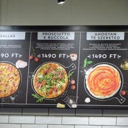 Pizza Hut - Arany János utca Budapest - Étlap/itallap