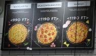 Pizza Hut - Arany János utca Budapest - Étlap/itallap