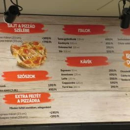 Pizza Hut Express - Astoria Budapest - Étlap/itallap