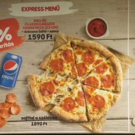 Pizza Hut Express - Astoria Budapest - Étlap/itallap