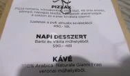Pizza, Kávé, Világbéke Miskolc - Étlap/itallap