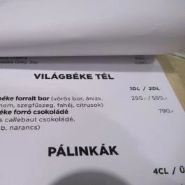 Pizza, Kávé, Világbéke, Miskolc - Étlap/itallap