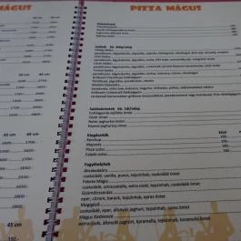 Pizza Mágus Budapest - Étlap/itallap