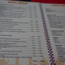 Pizza Mágus Budapest - Étlap/itallap