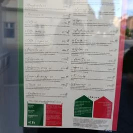 Pizza Margherita Sopron - Étlap/itallap