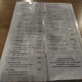 Pizza Palazzo Pizzéria & Étterem Gödöllő - Étlap/itallap