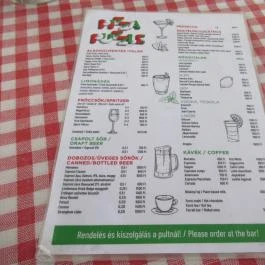 Pizza Puzzle Budapest - Étlap/itallap