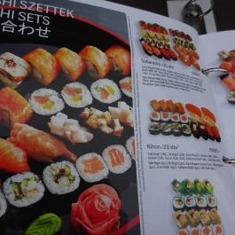 Planet Sushi - Allee Budapest - Étlap/itallap