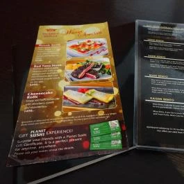 Planet Sushi - Oktogon Budapest - Étlap/itallap