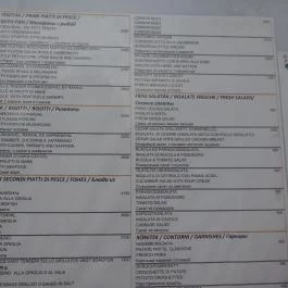 Platán Étterem - Városliget Budapest - Étlap/itallap