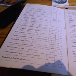 Platz Budapest - Étlap/itallap