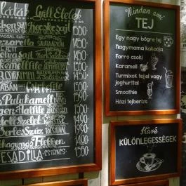 Pocakmaci Tejbár Budapest - Étlap/itallap