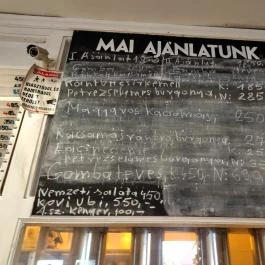 Pocakos Lakatos Budapest - Étlap/itallap