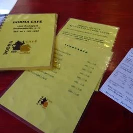 Podma Café Budapest - Étlap/itallap