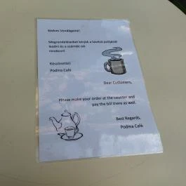 Podma Café Budapest - Egyéb