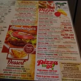 Pointer Pub - Bajcsy-Zsilinszky út Budapest - Étlap/itallap